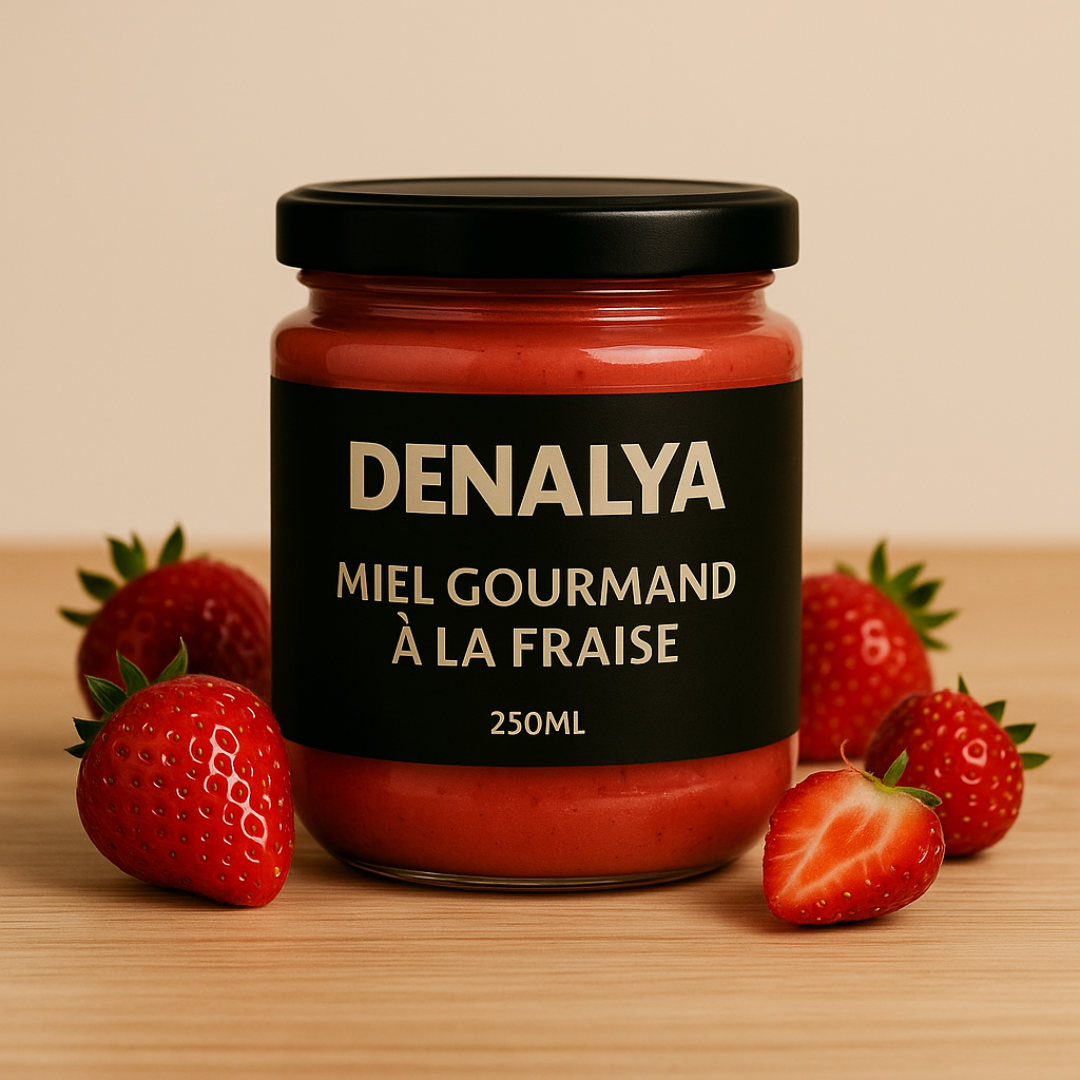 Miel gourmand fraise