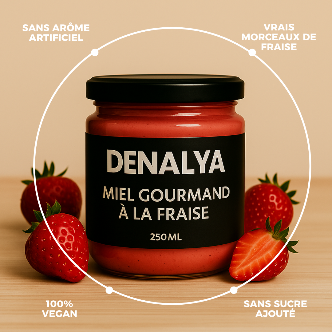 Miel gourmand fraise